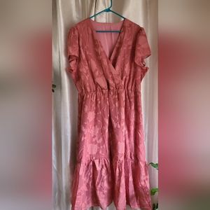 Women's dress, Is coral pink, 2XL